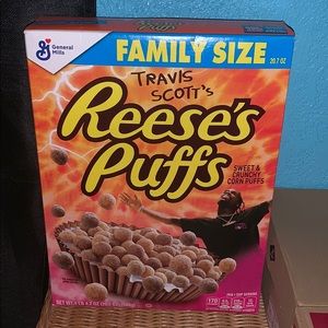Travis Scott Family Size Ceral Box ONLY